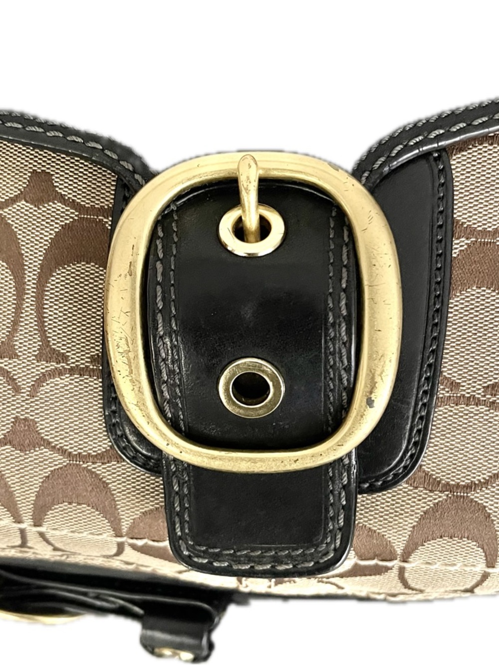 Coach Bleecker Legacy Signature Jacquard &  Leather Crossbody - Picture 11 of 15